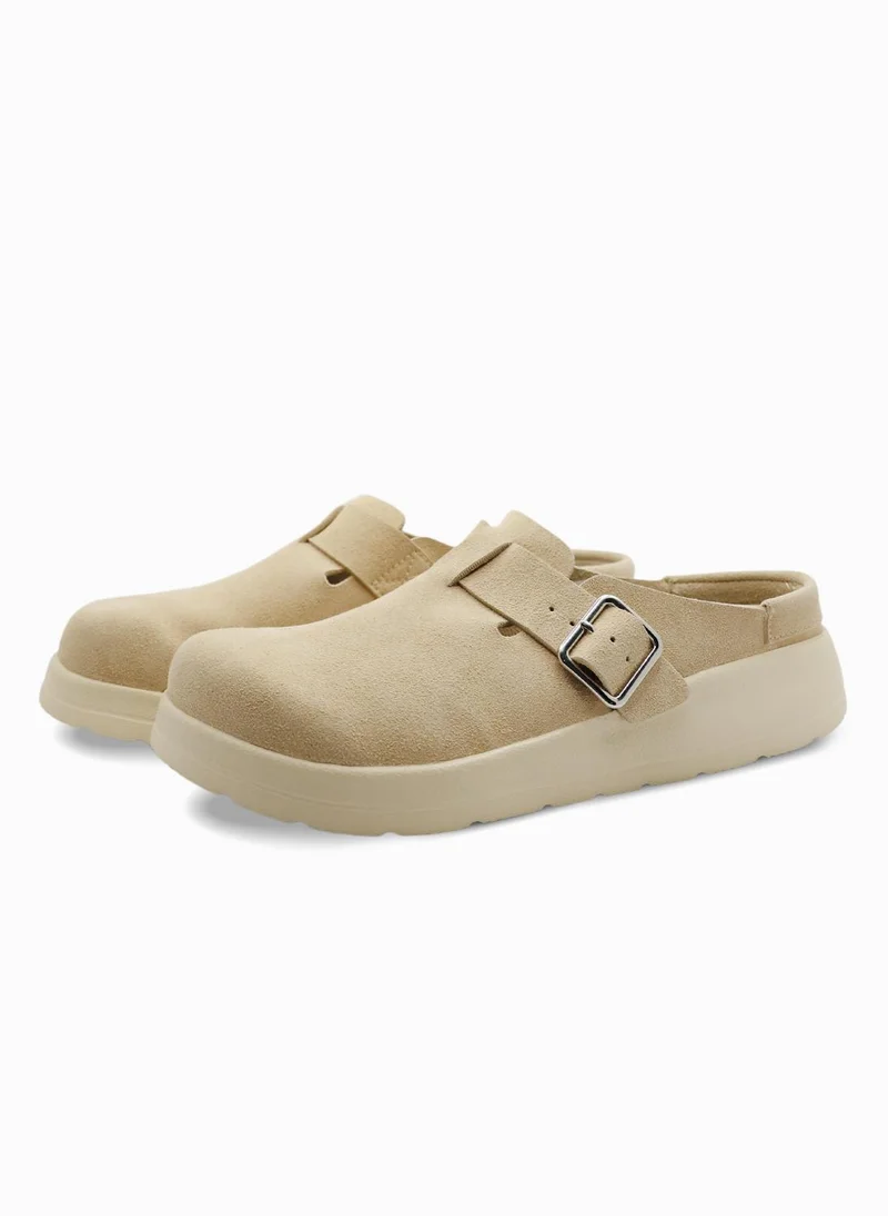DUOZOULU  Liber Synthetic Suede Clog  | Best Price UAE